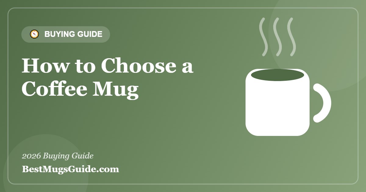 How to choose a coffee mug - featured buying guide image