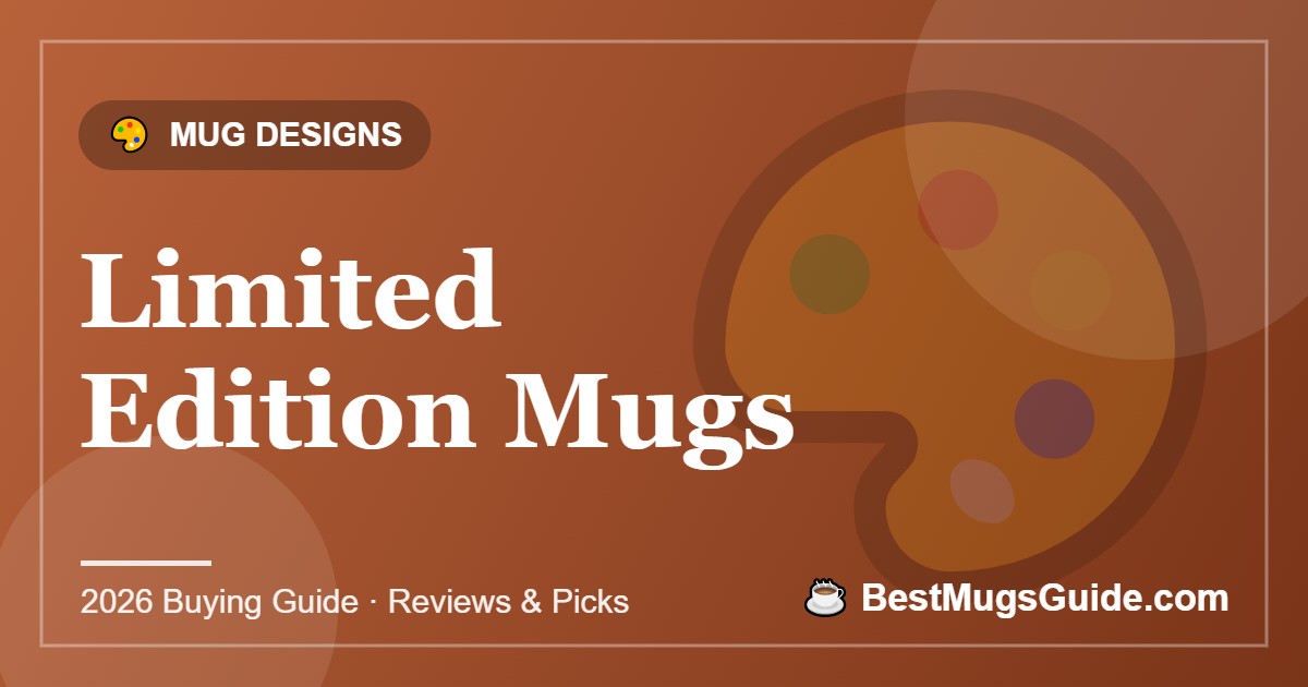 Limited Edition Mugs - BestMugsGuide featured image